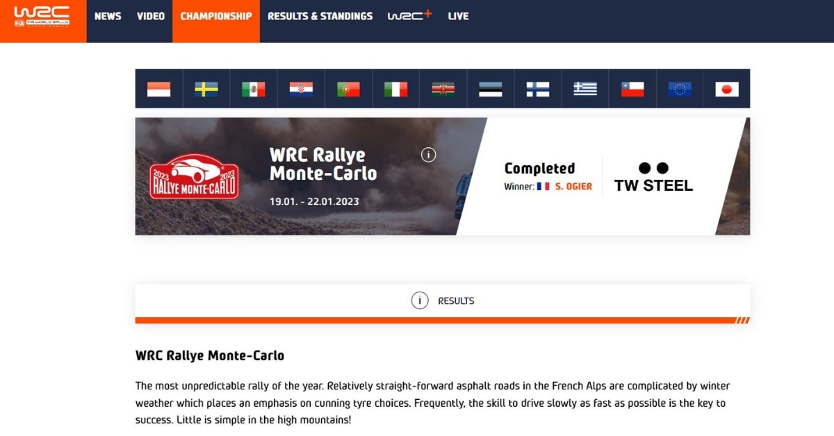 Monte Carlo Rally