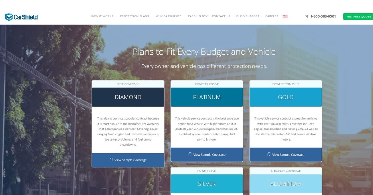 CarShield Vehicle Protection Plans